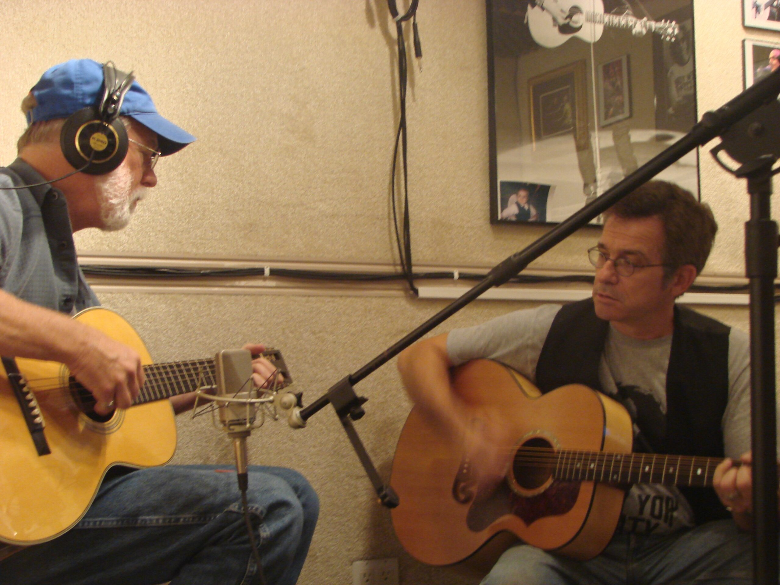 Rob Northrop performing live with guitar